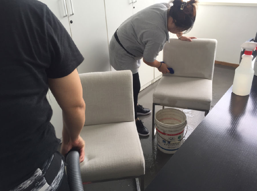 麻山区沙发清洗案例