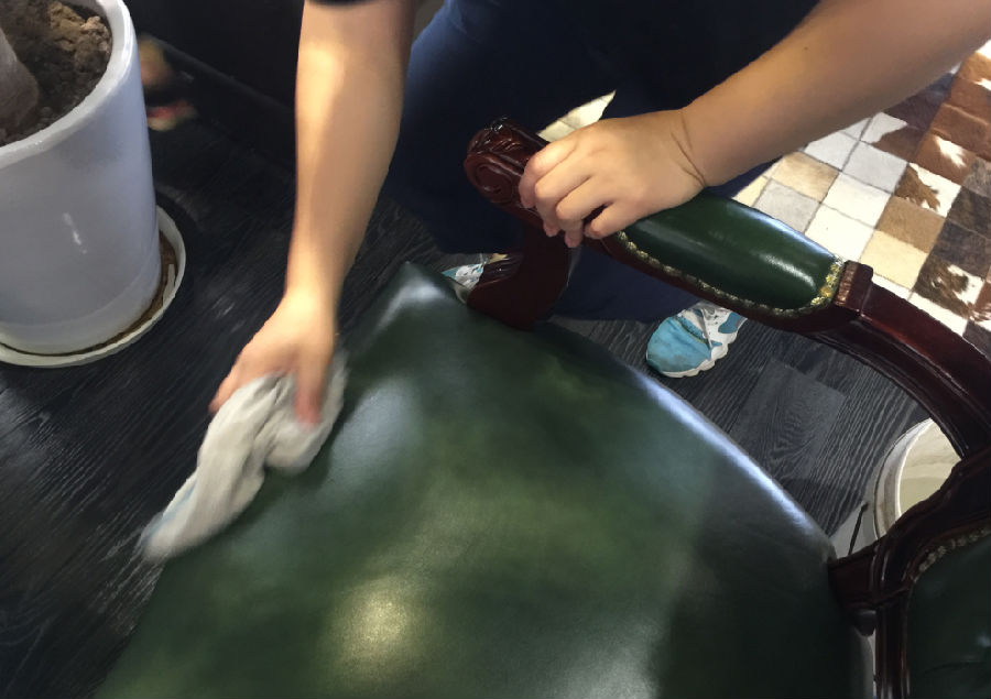 麻山区家具清洗案例